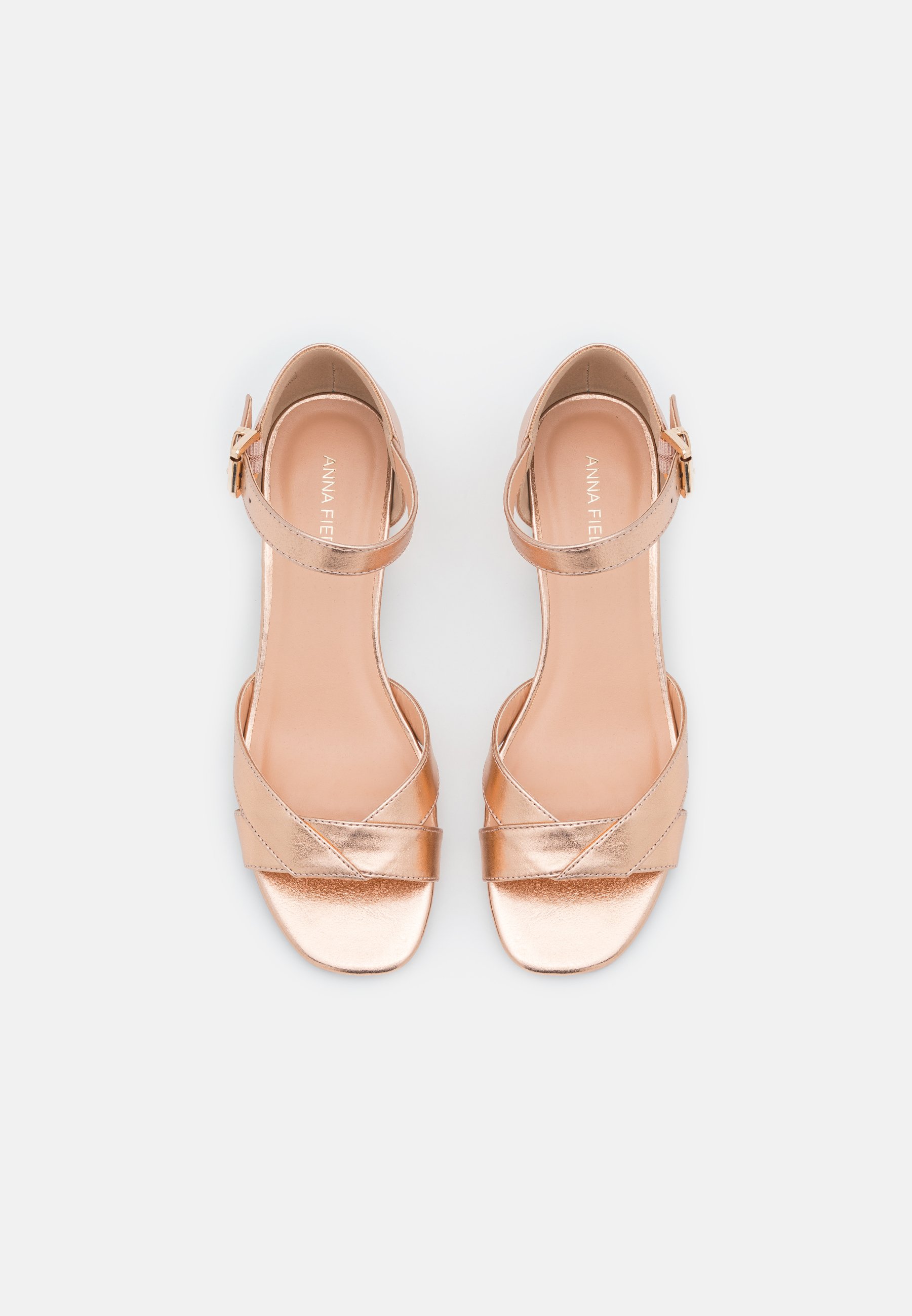 Anna Field Sandals - rose gold-coloured 