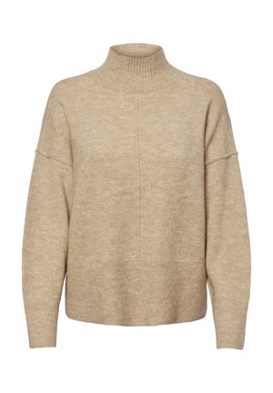 YAS, YASBALIS HIGH NECK  - Пуловер - beige