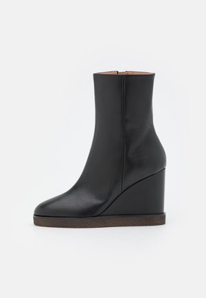 Bottines à talons hauts - black