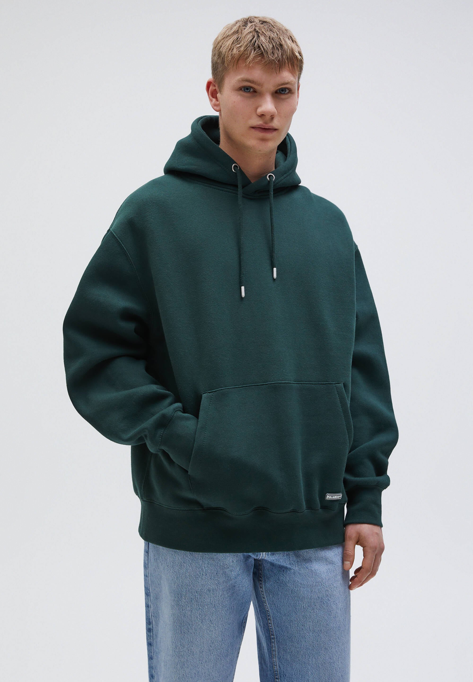 dark green hoodie