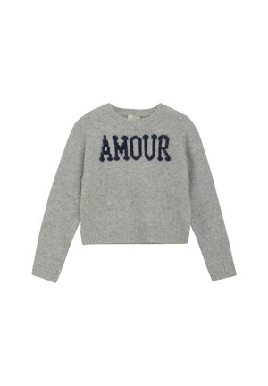 Strickpullover - light grey melange