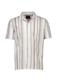 STRUCTURE STRIPE RESORT - Skjorter - dk sand
