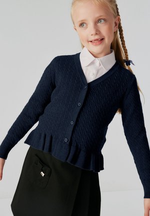Clarks SCHOOL CABLE - REGULAR FIT - Cardigan - navy