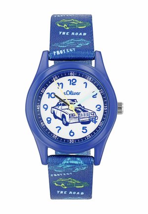 s.Oliver MIT BAND - Uhr - blau