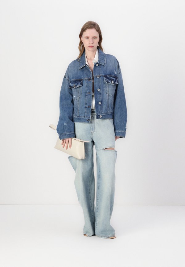 GABORONE GIUBBINO REBEL - Denim jacket - vintage wash4