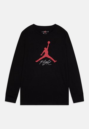 Langærmet T-shirt - black