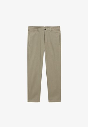 Massimo Dutti CIGARETTE FIT - Chino - mottled dark green