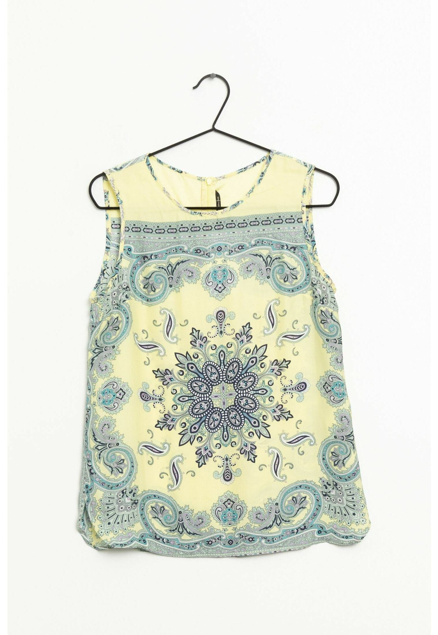 Massimo Dutti Top - yellow/amarillo - Zalando.es