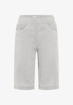 BRAX, STYLE PAMINA BERMUDA - Jeans Shorts - very light grey slightly used