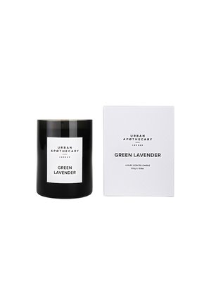 LUXURY BOXED GLASS CANDLE - Scented candle - green lavender