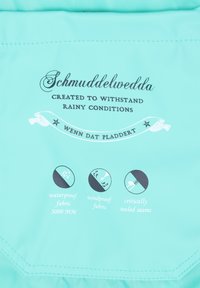 Schmuddelwedda Parkaer - turquoise