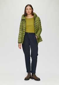 s.Oliver STEPP MIT LOGO-KAPUZE - Winterjacke - guacamole