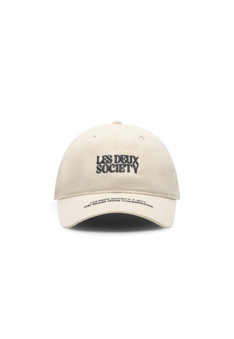 Les Deux - SOCIETY DAD CAP UNISEX - Kepuraitė - ivory/dark navy, Padidinti
