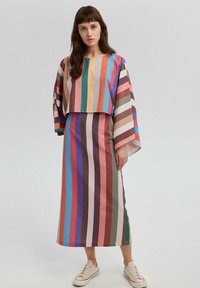 Touché Privé LINEN LOOK BLOUSE SKIRT SET - A-silueta svārki - multi colored