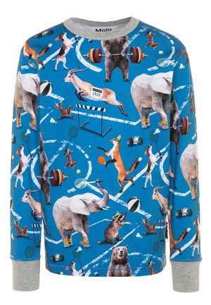 Langærmet T-shirt - blue