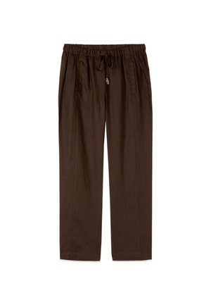Oltre, JOGGERS CON COULISSE - Pantalones - marrone