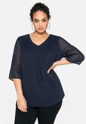 Sheego Bluse - marine