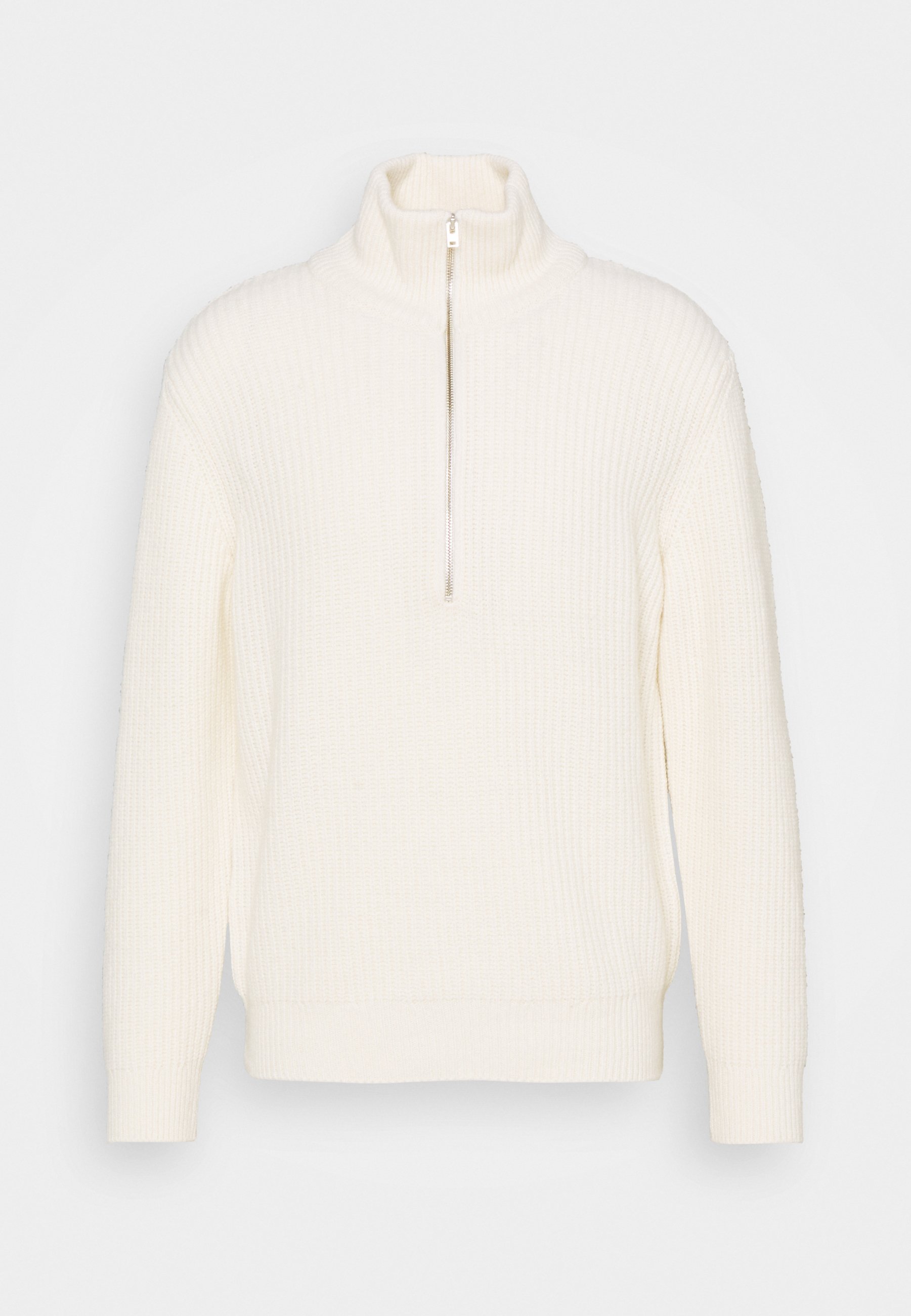 CLOSED HALF-ZIP JUMPER - Jumper - ecru 