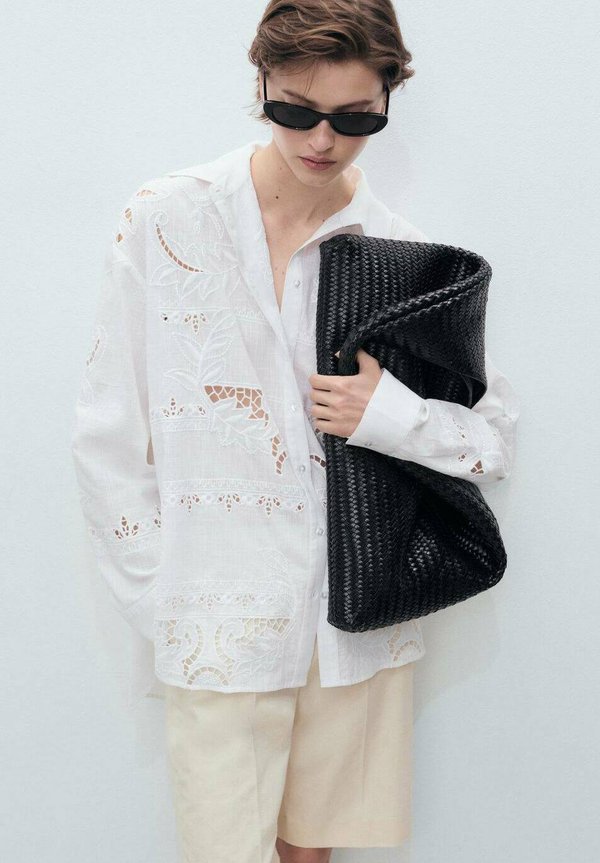 PARA - Button-down blouse - blanc cassé