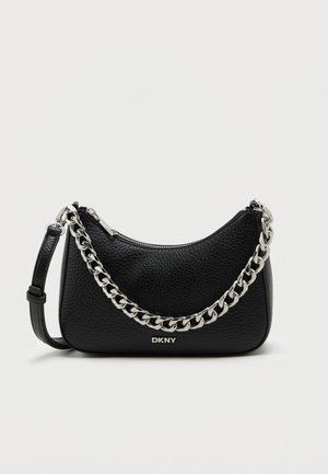 JENNA DEMI CROSSBODY - Skuldertasker - black/silver-coloured