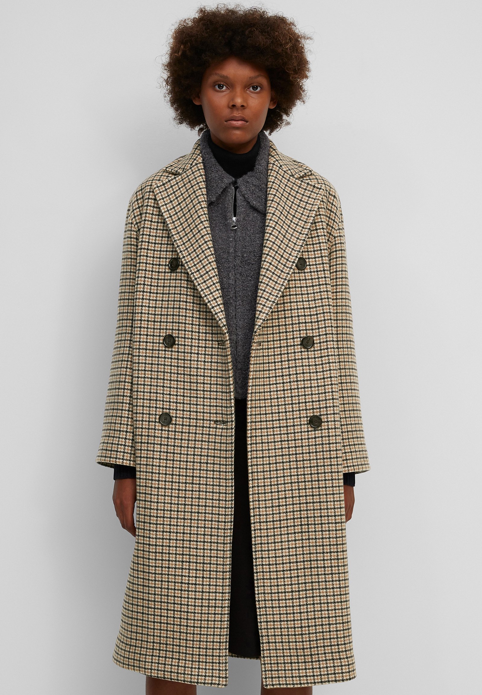 Unsicher Sui erziehen marco polo wollmantel kariert instabil Werden Ausweichen