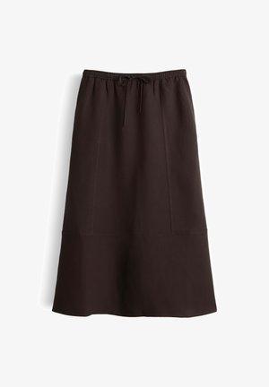 OPUS, A LINE FLUID DRAPE - A-lijn rok - affogato