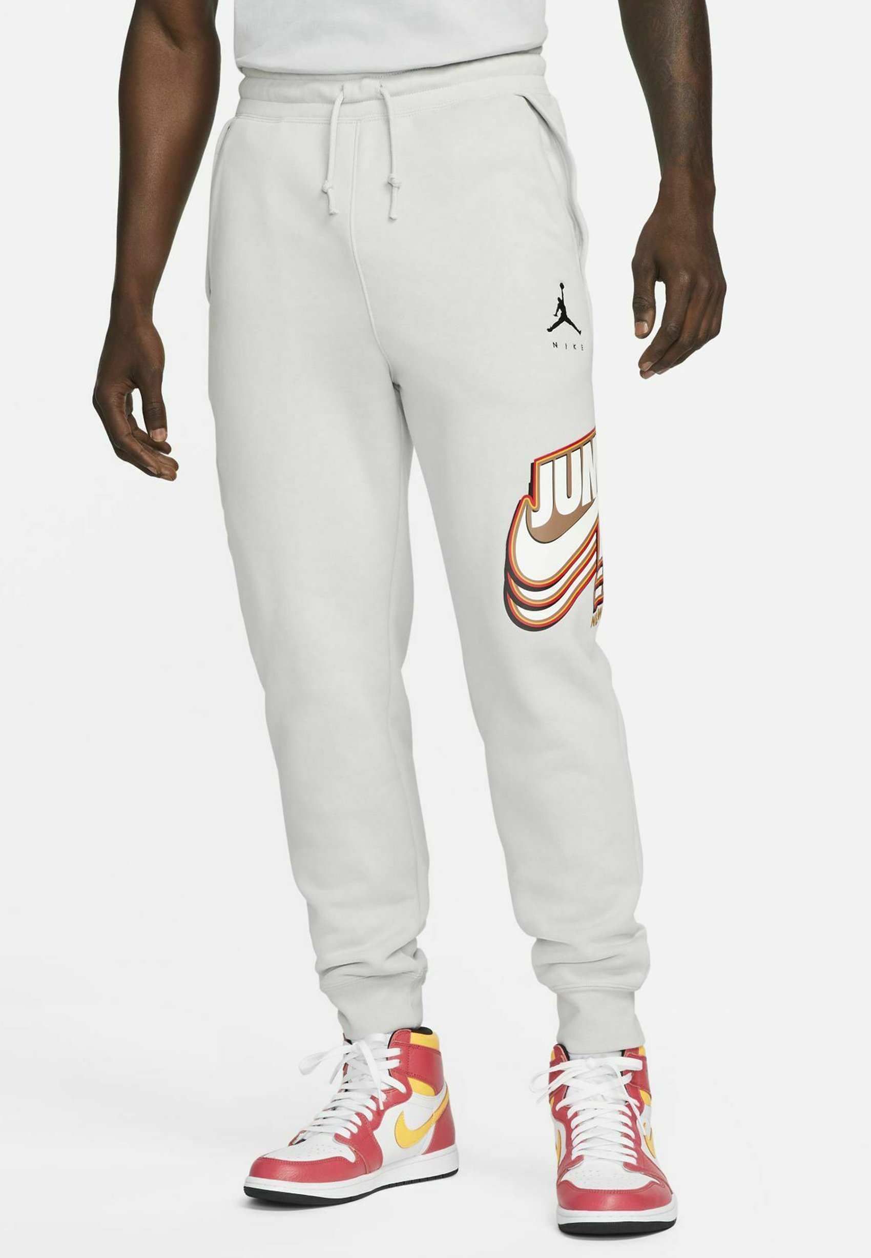 Jordan Pantaloni sportivi - grey fog/black/grigio - Zalando.it