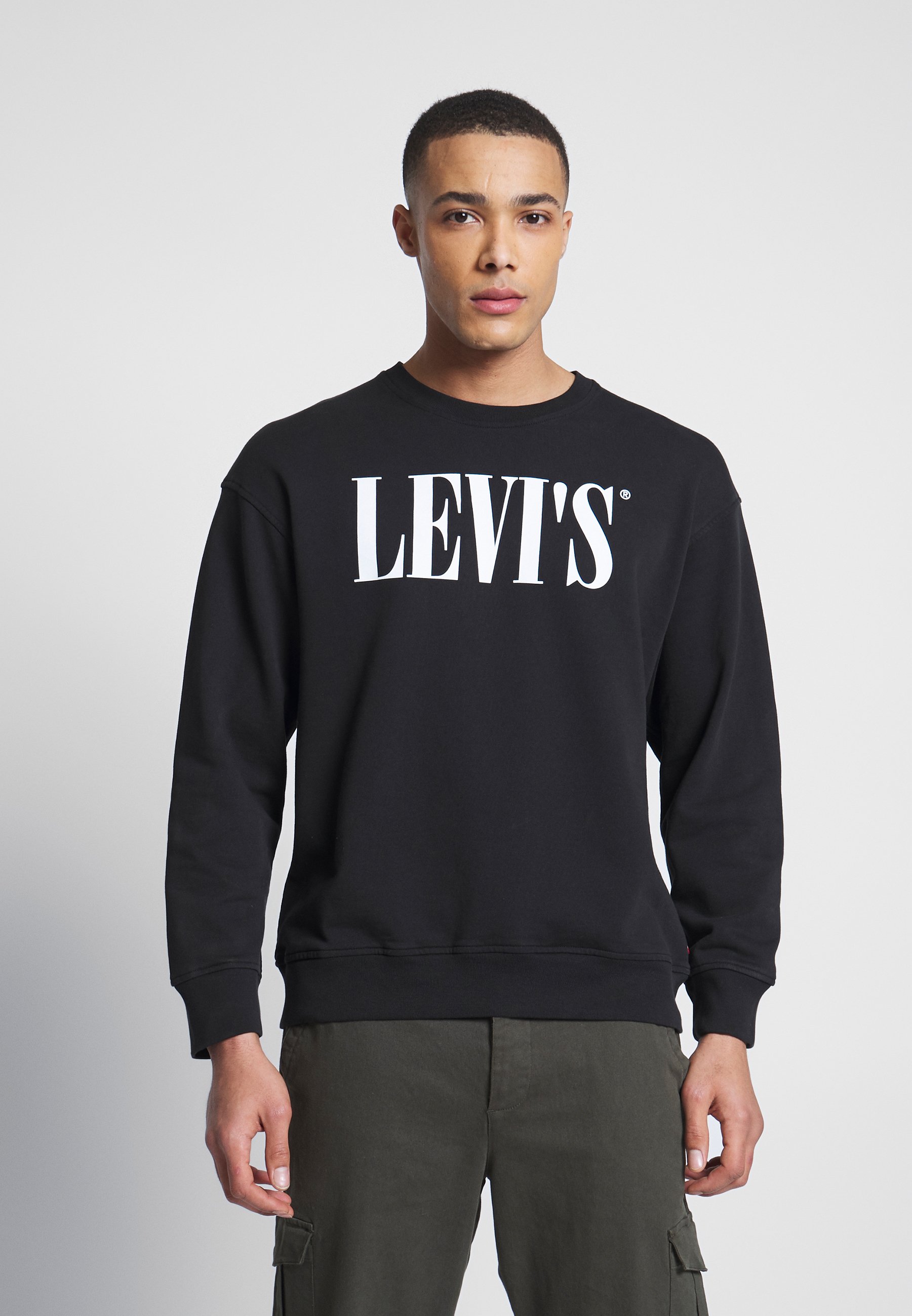 relaxed graphic crewneck sweatshirt