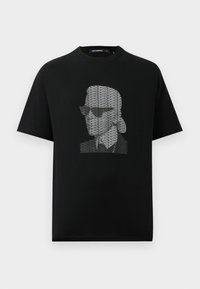 CREW NECK - T-shirt con stampa - black