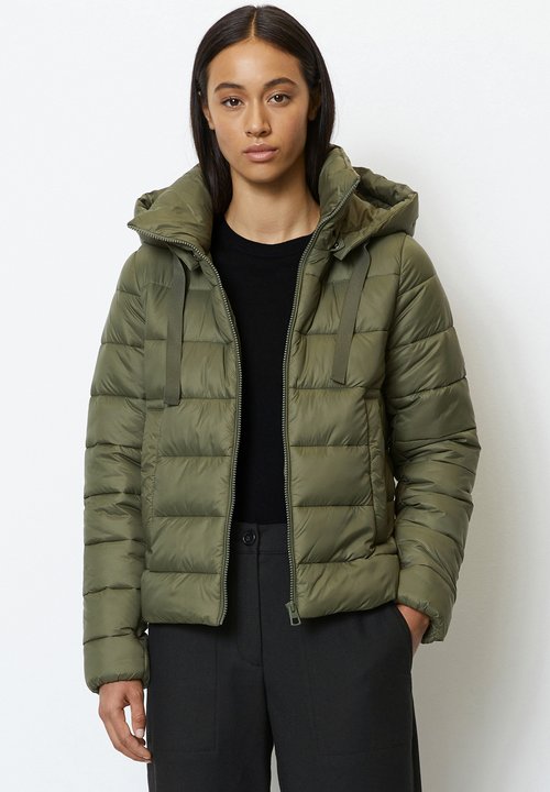 Marc O'Polo JACKET PADDED DOUBLE STITCHING FIXED HOOD POCKETS ...