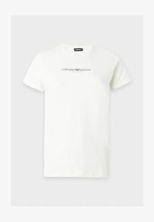 Emporio Armani, PARTE ALTA SLEEVE CREW NECK - Φανέλα - white