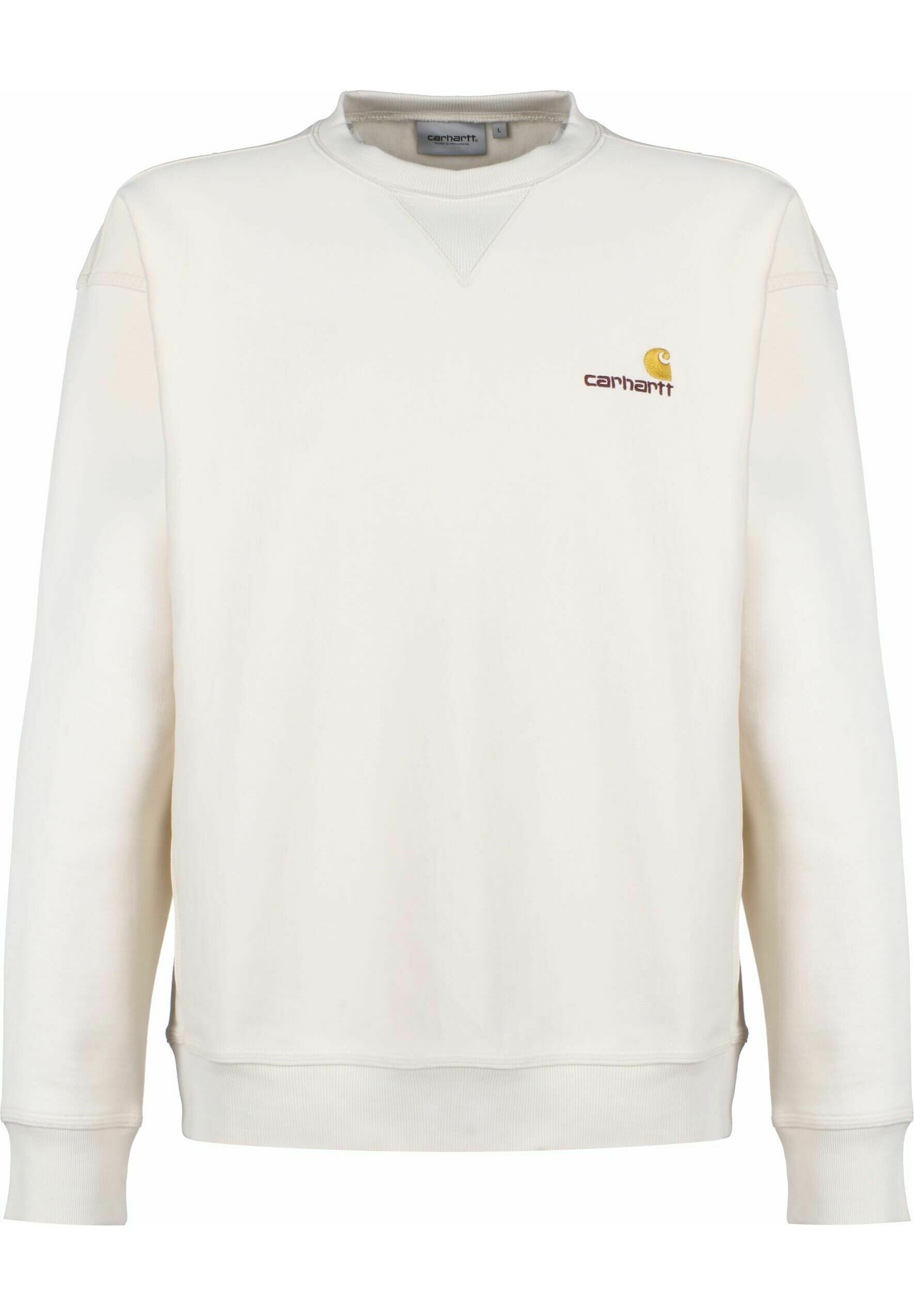 Carhartt WIP AMERICAN SCRIPT Sudadera natural/crema