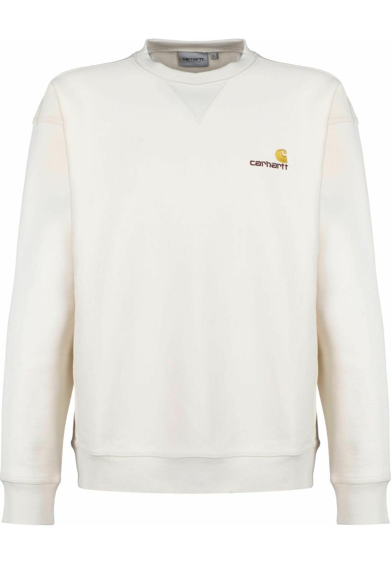 Carhartt WIP AMERICAN SCRIPT - Sweater - natural/crème - Zalando.nl