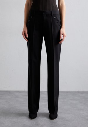 TAILORED TROUSERS - Stoffhose - black