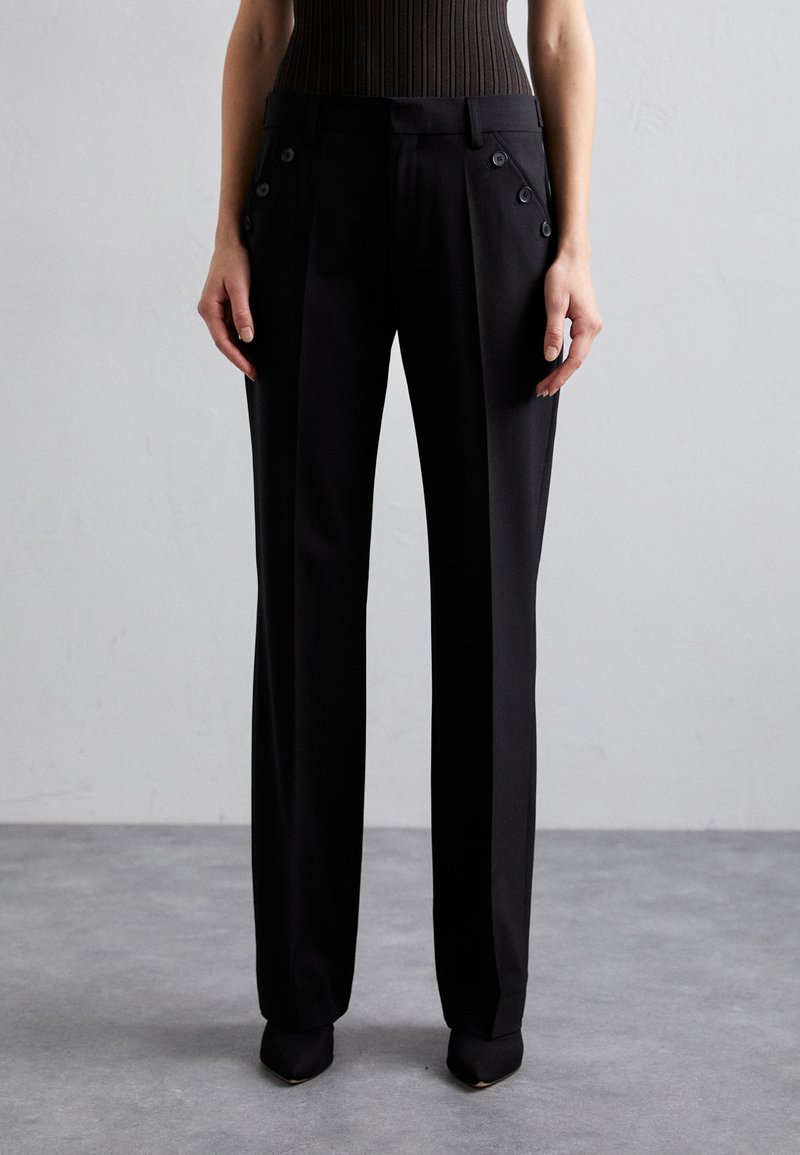 Filippa K - TAILORED TROUSERS - Tygbyxor - black, Förstora