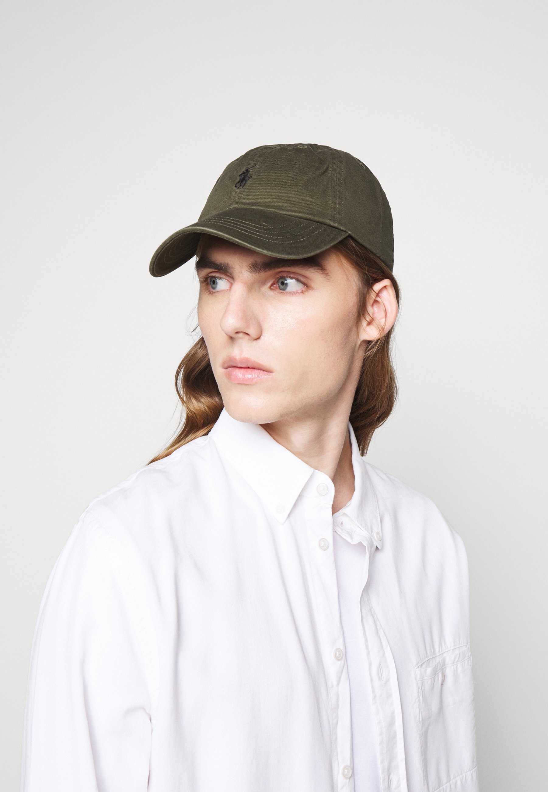 olive polo hat