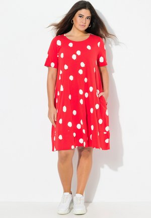 Ulla Popken Freizeitkleid - neon red
