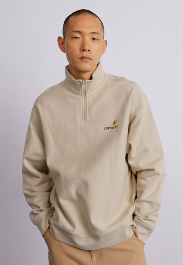 HALF ZIP AMERICAN SCRIPT - Sweatshirt - fleur de sel4