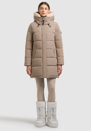 KELSI - Wintermantel - greige