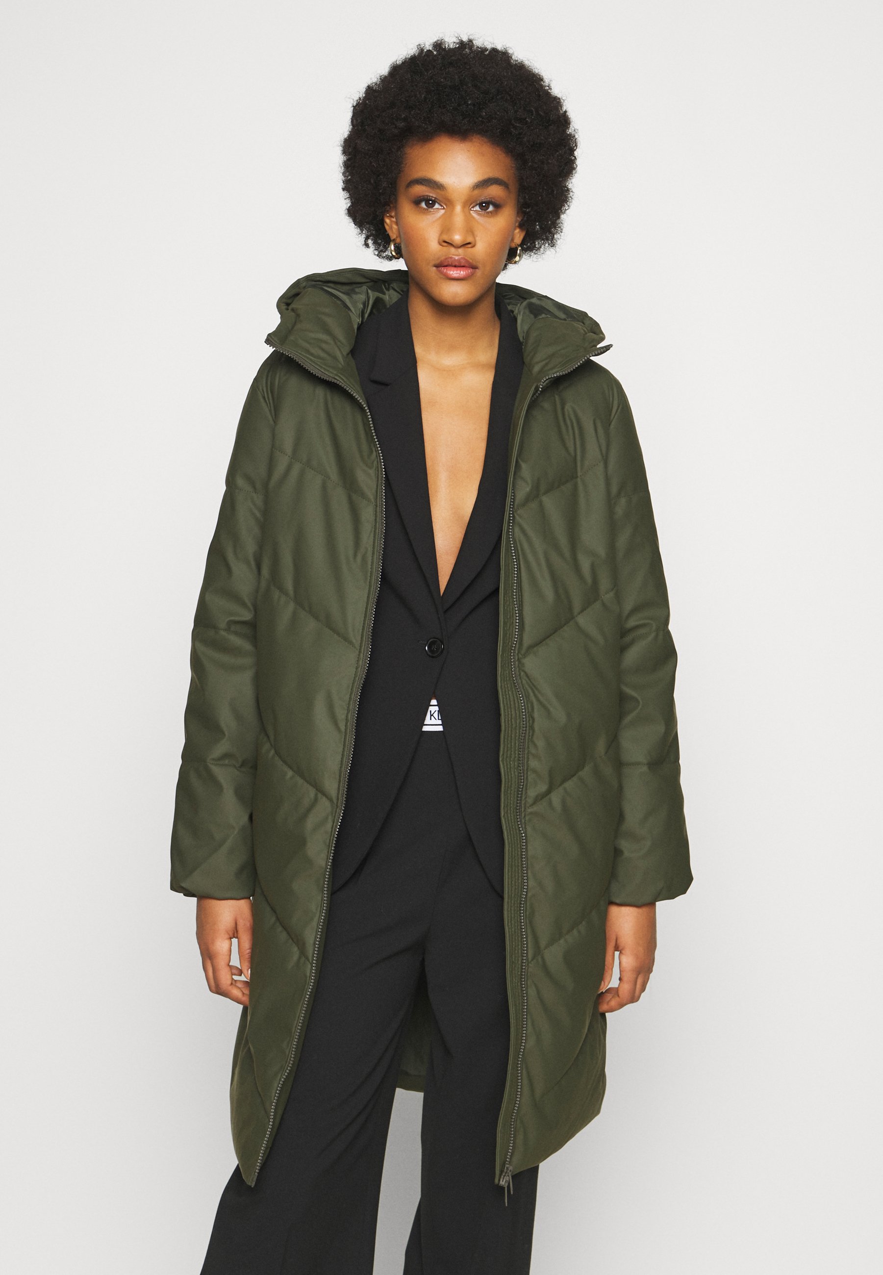 orange nike zip up jacket