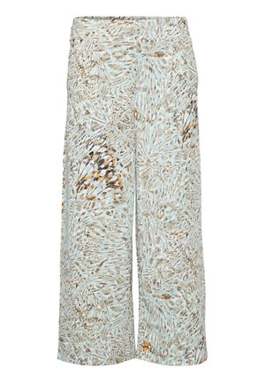 IHKATE - Trousers - eggshell blue aop