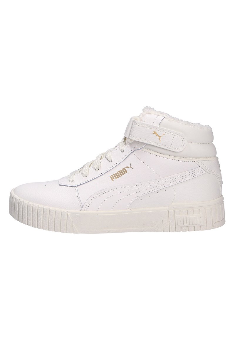 Puma CARINA 2 0 MID WTR - Sneaker high - vaporgrayvaporgraypum/beige - Zalando.de