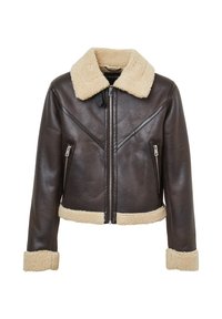 Kunstlederjacke - marron