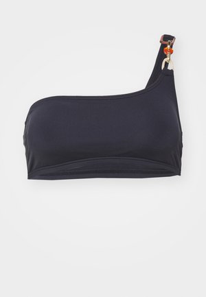 LASCANA ONESHOULDER - Horní díl bikin - black