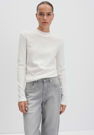 SLIM FIT - Maglietta a manica lunga - milk