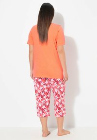 Ulla Popken STARFISH TWO PIECE SET - Nattplagg set - coral