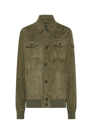 Giacca di pelle - verde