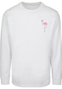 FLAMINGO - Pikkade varrukatega topp - white