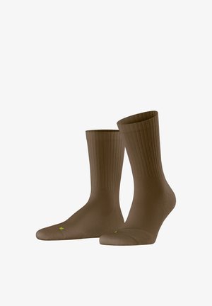 FALKE, RUN RIB CREW UNISEX LIGHT CUSHIONING - Socks - cappucino