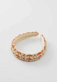Becksöndergaard - PILOWA MIDI BEADED HAIRBRACE - Hair styling accessory - birch white Thumbnail Image 1